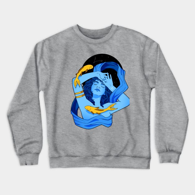 Pisces Crewneck Sweatshirt by Karothekreator